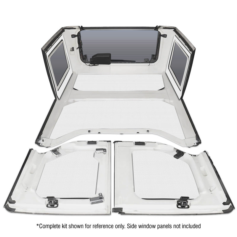 DEI 11-18 Jeep Wrangler JK 4-Door Boom Mat Headliner - 4 Piece - White