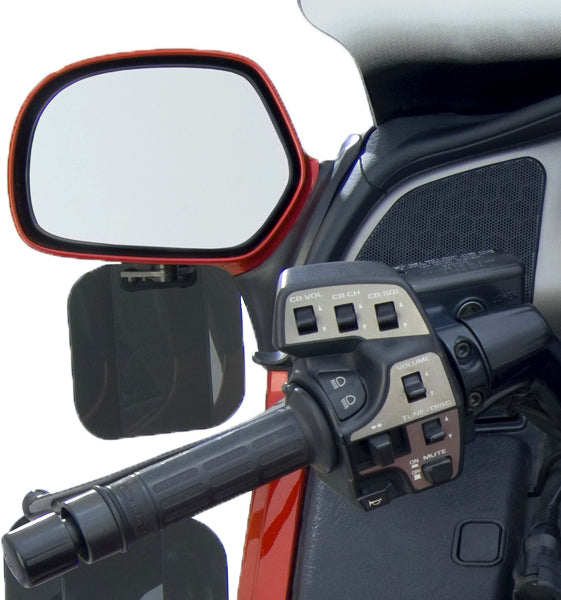 Wing Deflectors Mirror Mount Dark Smoke
