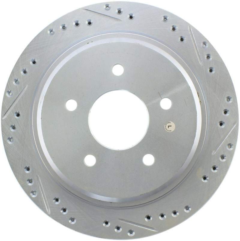 StopTech Select Sport Drilled &amp; Slotted Rotor - Front Right