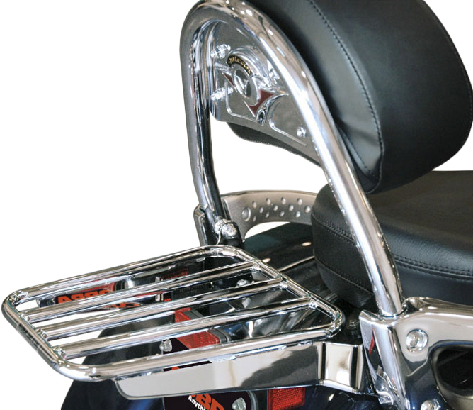 Solo Luggage Rack Tube Chrome Fits OEM Backrest Kaw Vn900