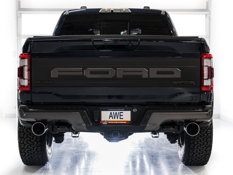 AWE Gen 3 Raptor SwitchPath Exhaust  - Chrome Silver Tips