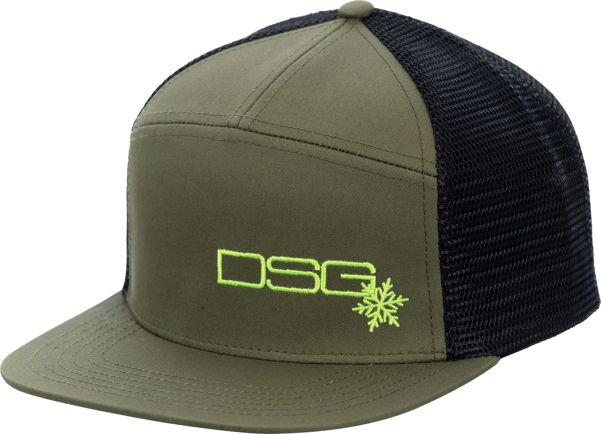Flat Brim Cap Fresh Olive