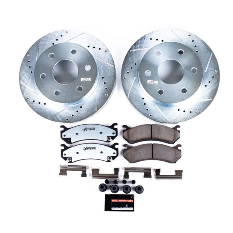 Power Stop 02-06 Cadillac Escalade Front Z36 Truck &amp; Tow Brake Kit