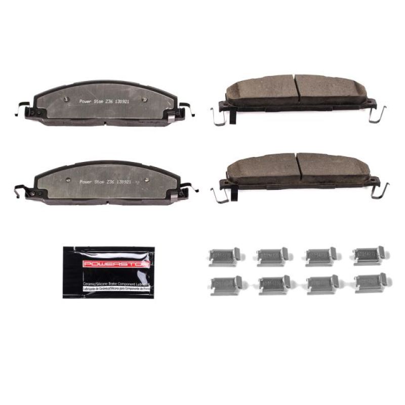 Power Stop 09-10 Dodge Ram 2500 Rear Z36 Truck &amp; Tow Brake Pads w/Hardware