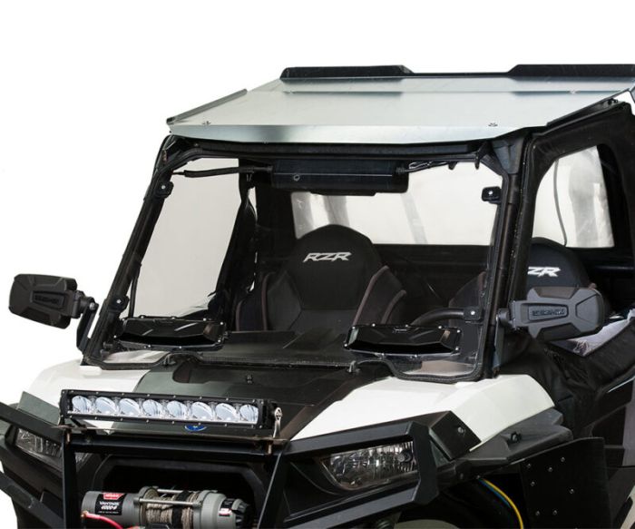 SEIZMIK WINDSHIELD FULL-VENTED - SCRATCH RESISTANT POLY