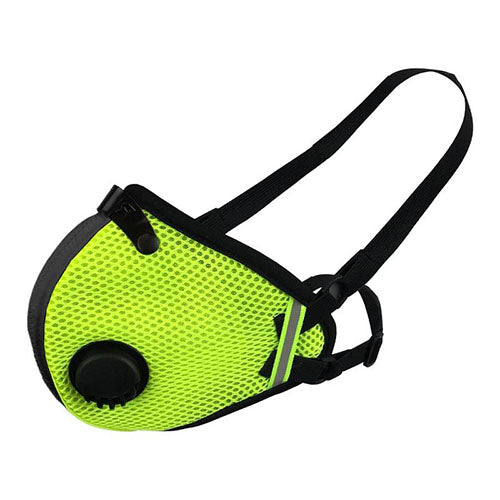 M2.5 REUSABLE MESH AIR FILTRATION MASK - SAFETY GREEN - LARGE