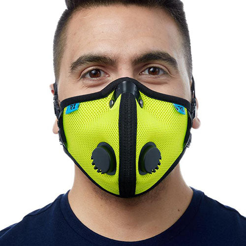 M2.5 REUSABLE MESH AIR FILTRATION MASK - SAFETY GREEN - EXTRA