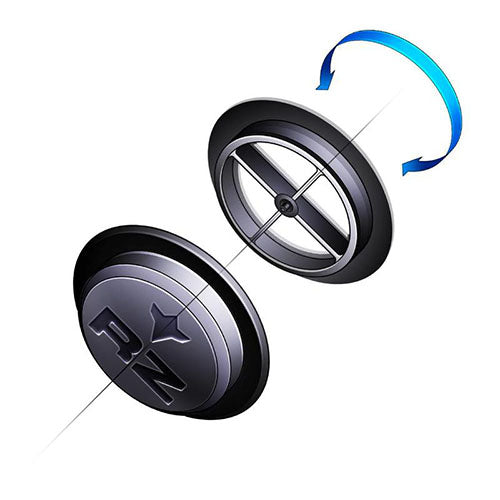 EXHALATION VALVE CAPS - BLACK