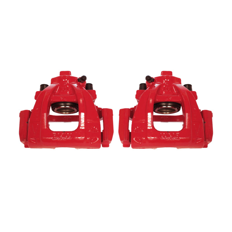 Power Stop 02-06 Mini Cooper Front Red Calipers w/Brackets - Pair
