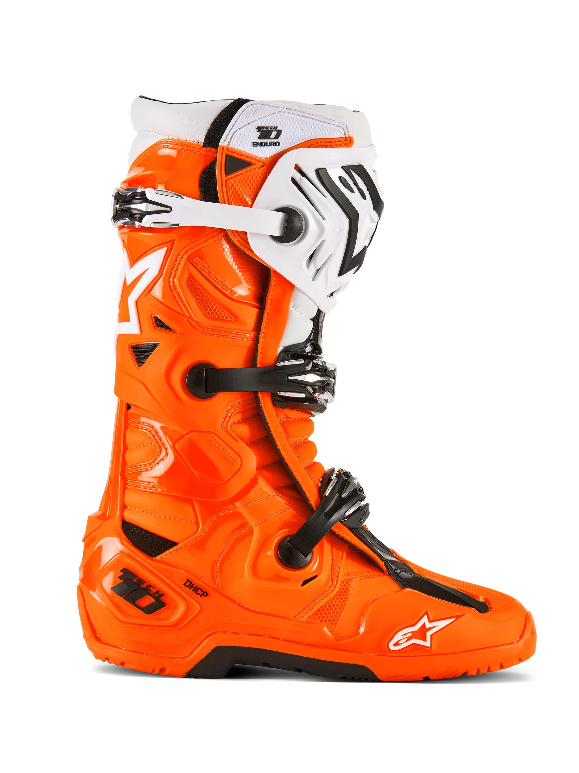 Tech 10 Enduro Boots Orange Fluo/Black/White 13