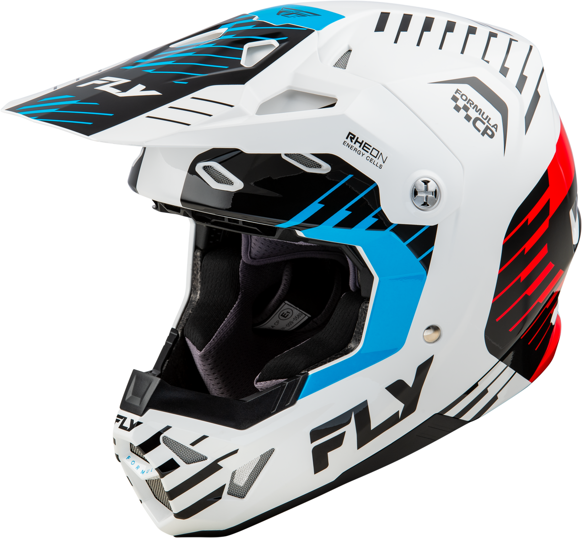 Formula Cp Slice Helmet White/Red/Cyan 2x