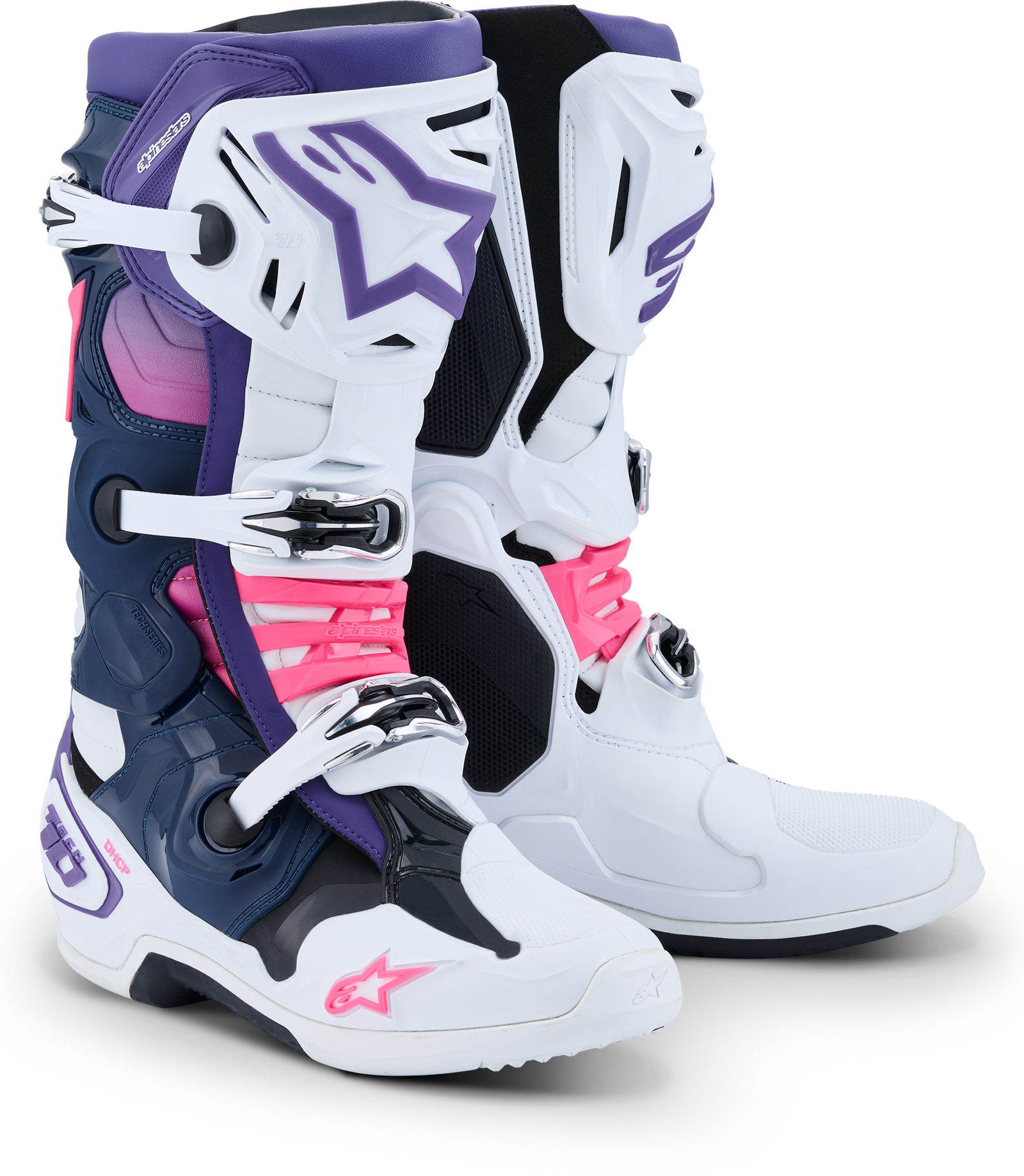Tech 10 Wht/Violet/Nvy Bl/Pnk Fl 9