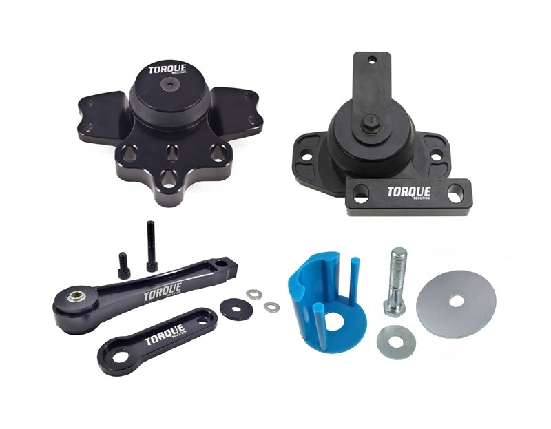 Torque Solution Engine Transmission &amp; Pendulum Mount Kit w/ Race Insert VW Jetta Golf 2006-2008.5