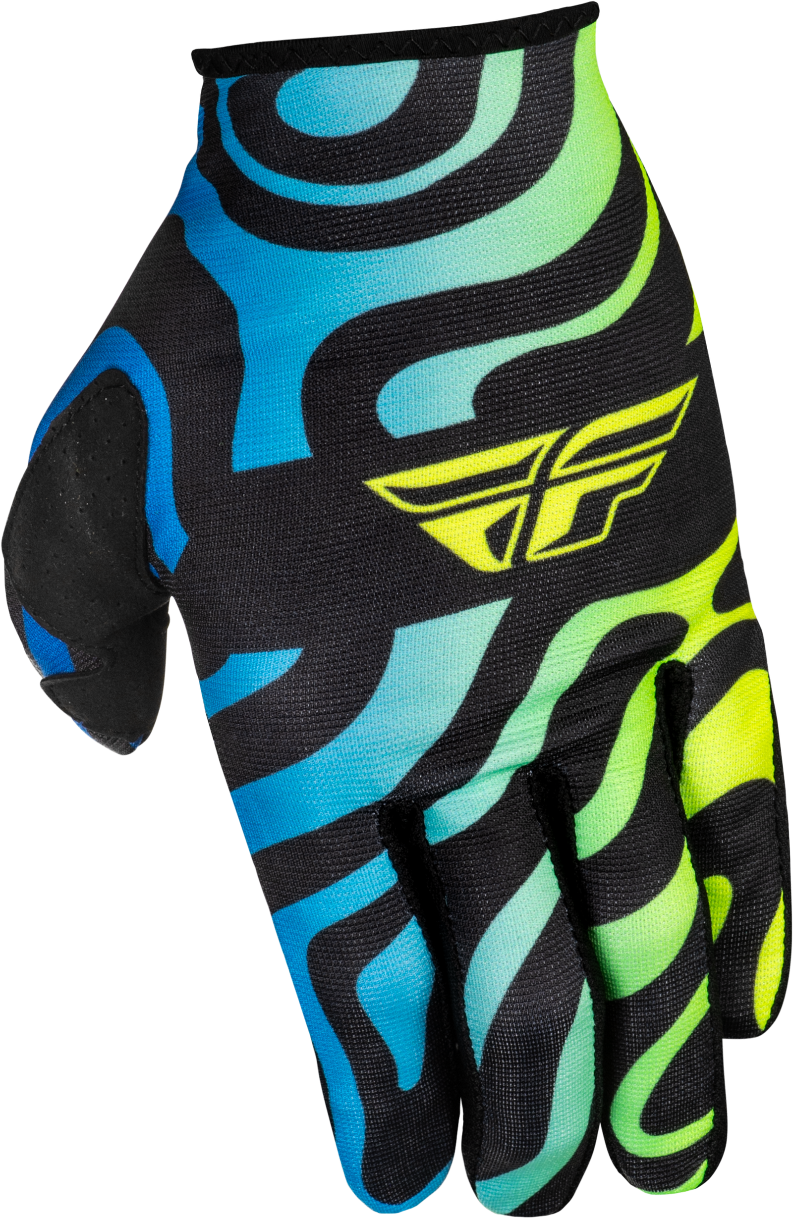 Lite Zen Gloves Black/Blue/Hi Vis Sm