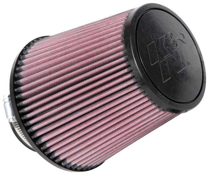 K&amp;N Universal Clamp-On Air Filter 3in FLG / 6in B / 4-1/2in T / 6in H