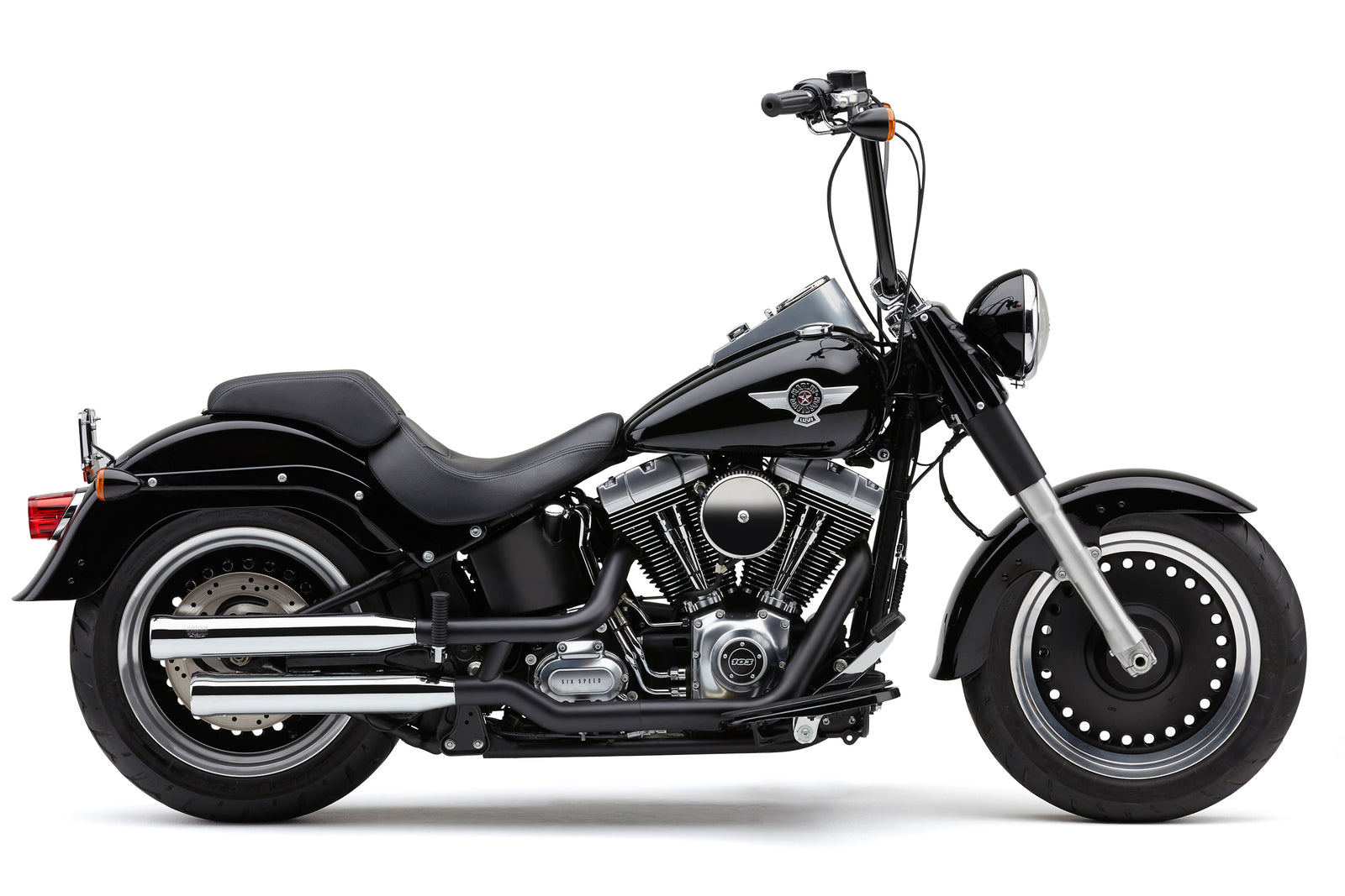 3" Nh Series Slip Ons Chrome Fat Boy/Dce 07 17