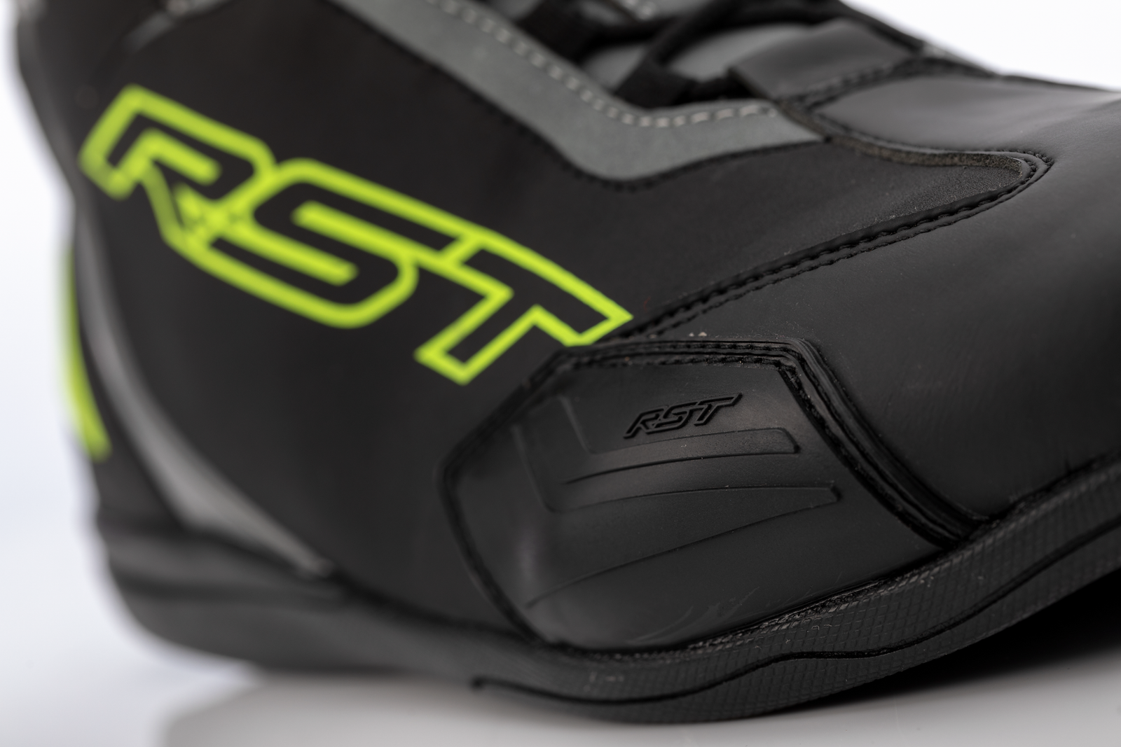 Sabre Moto Shoe Ce Boot Blk/Gry/Flo Yellow Sz 11.5