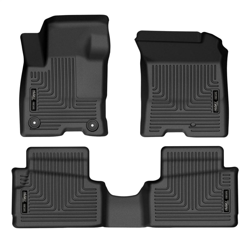 Husky Liners 22-23 Ford Maverick Hybrid Weatherbeater Black Front &amp; 2nd Seat Floor Liners