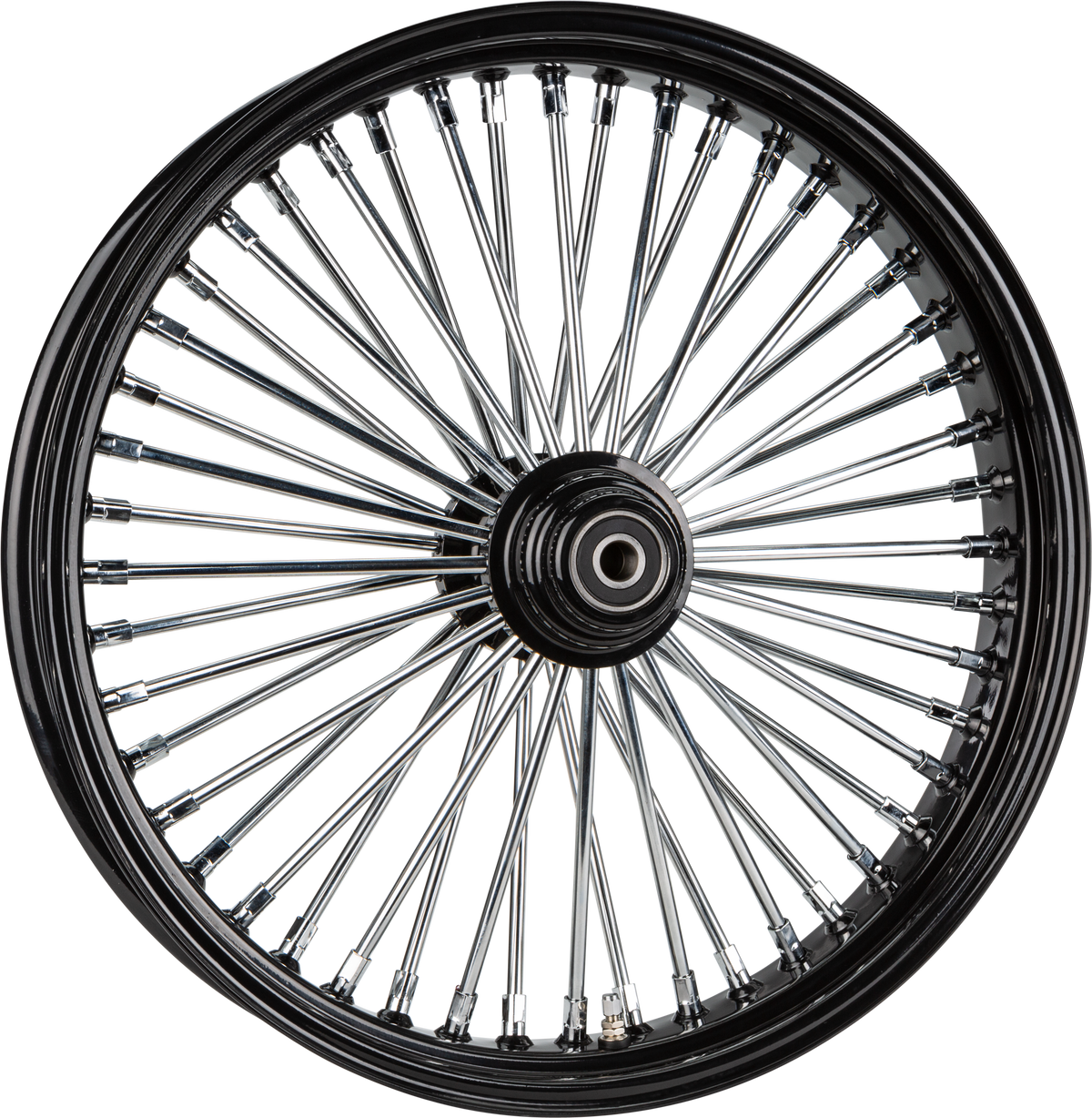 Fr 48 Spk Sd Black 23x3.5 Wg Hub 3/4&quot; Axl 00 Ltr