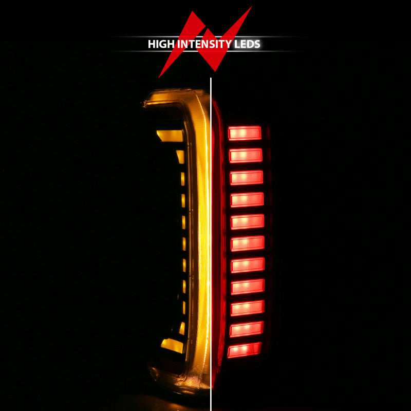 ANZO 22-24 Toyota Tundra Z-Series Full LED Tail Lights Smoke Lens Init/SeqSig- Pair