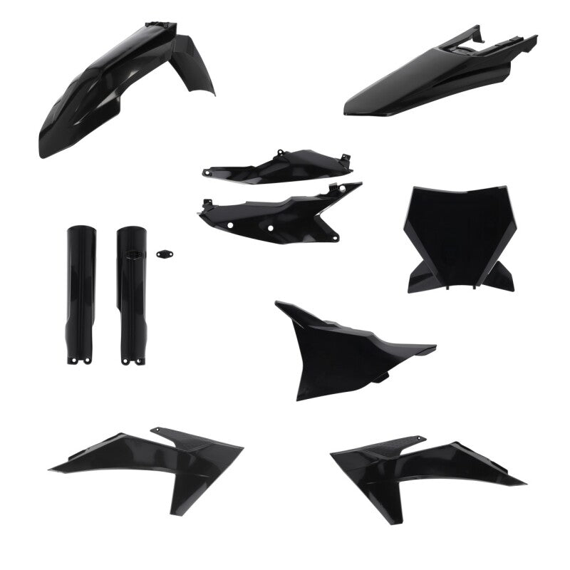 Acerbis 23-24 KTM 125-450 SX/SX-F/XC/XC-F Plastic Kit - Black