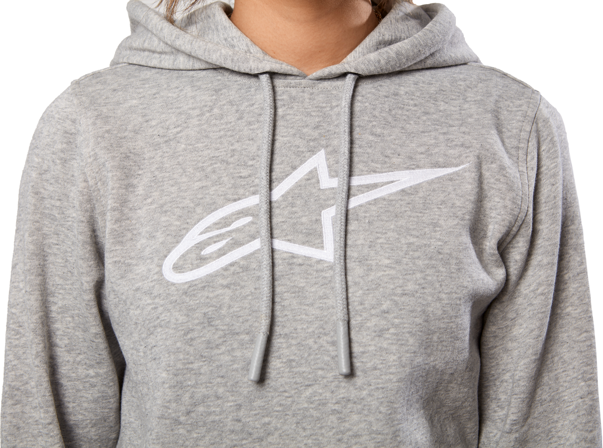 Womens Ageless V2 Hoodie Grey Heather Xs