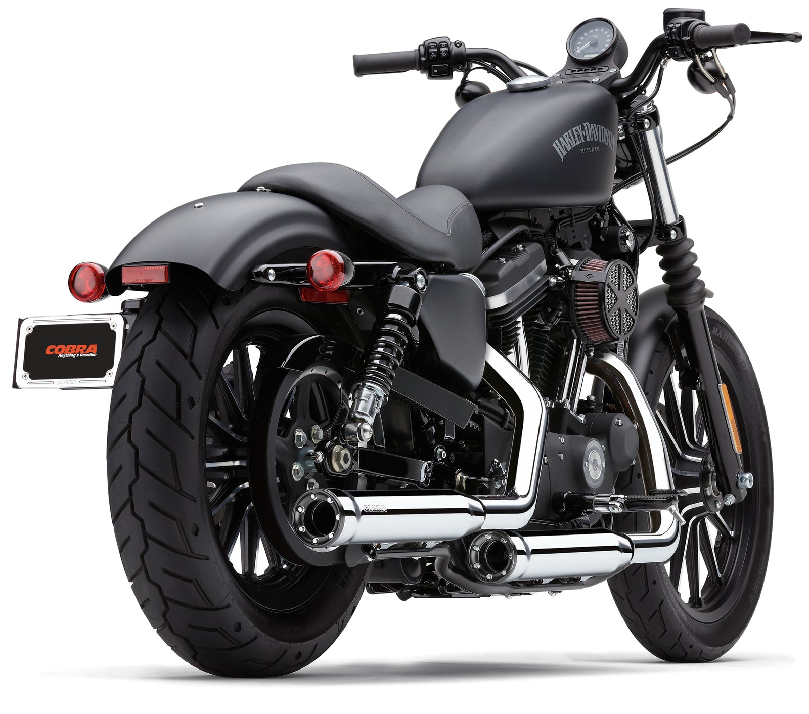 3" Rpt Slip Ons Chrome Sportster 14 22