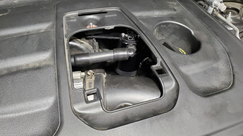 J&L 16-24 Dodge Durango / Jeep Grand Cherokee 3.6L Oil Separator 3.0 Passenger Side - Black Anod