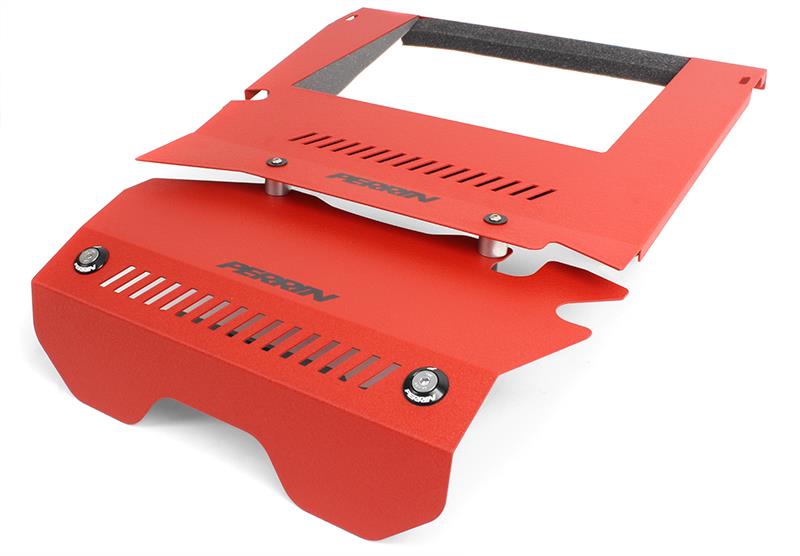 PERRIN 15-21 Subaru WRX Engine Cover Kit (Intercooler &amp; Pulley Covers Incl.) - Red