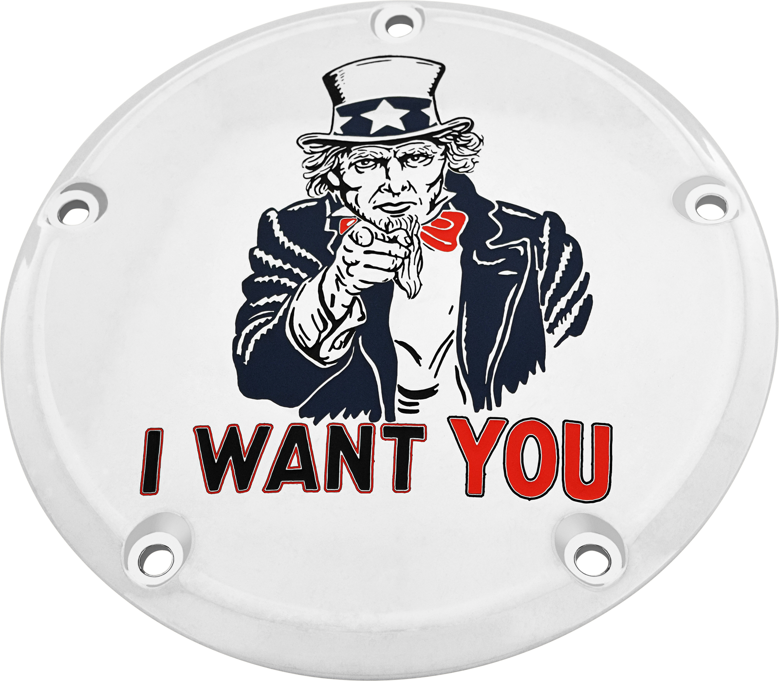 7   Tc Derby Cover Uncle Sam Chrome