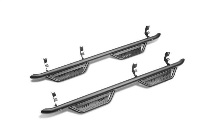 N-Fab Podium LG 2019 Chevy/GMC 1500 Crew Cab - Cab Length - Tex. Black - 3in