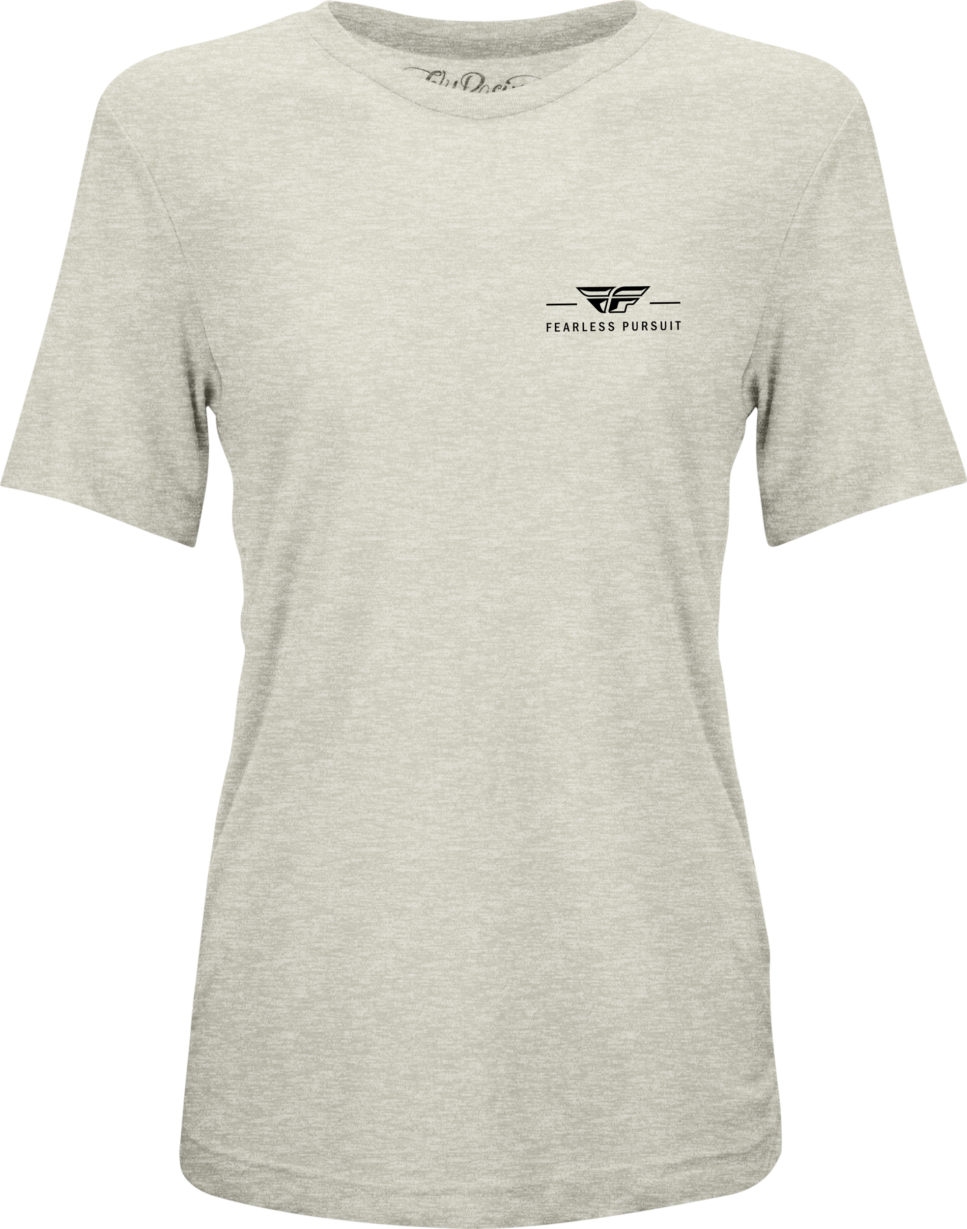 Women's Fly Motto Tee Cream Md