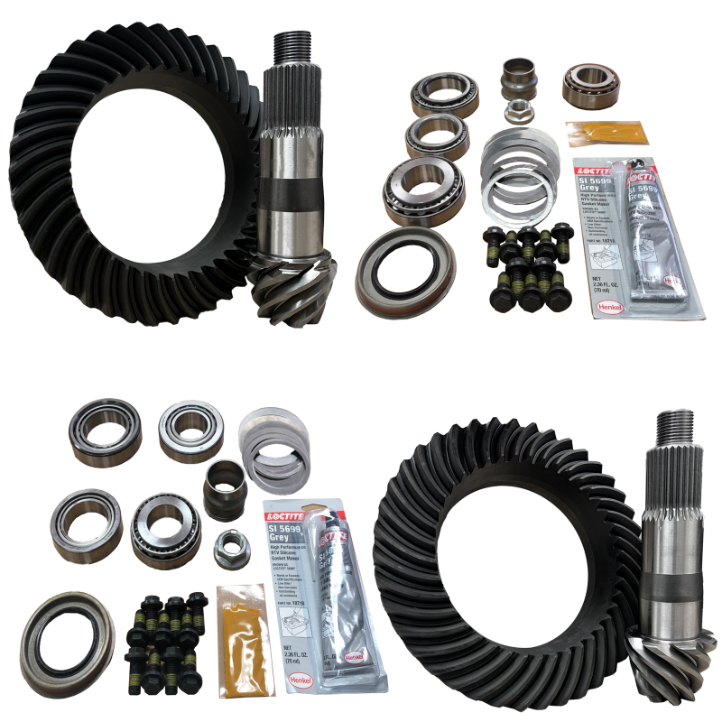 Revolution Gear &amp; Axle 2018+ Jeep JL Rubicon/JT Dana 44 220mm/210mm 4.56 Ratio 2-Cut Gear Package