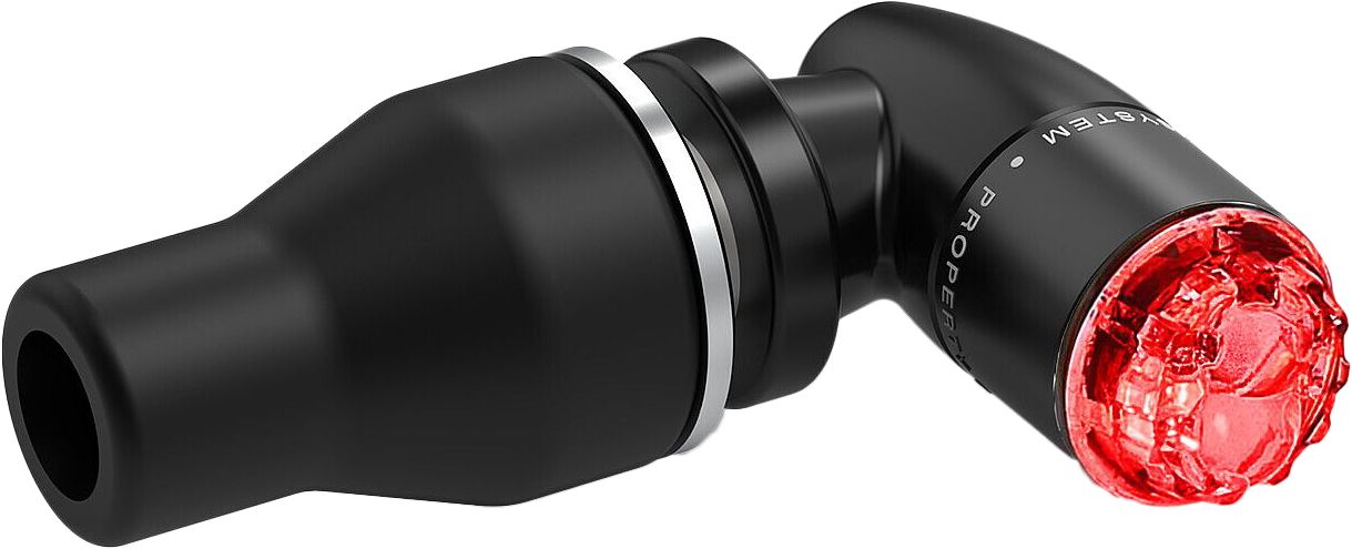 Light Unit Turn Signal With Holder Black Pair