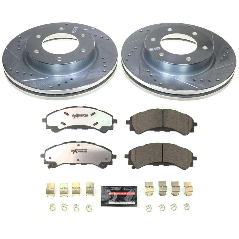 Power Stop 19-22 Ford Ranger Front Z36 Truck &amp; Tow Brake Kit