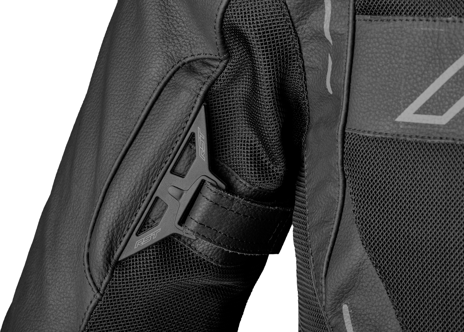 S1 Mesh Ce Jacket Black/Black Leather 3xl