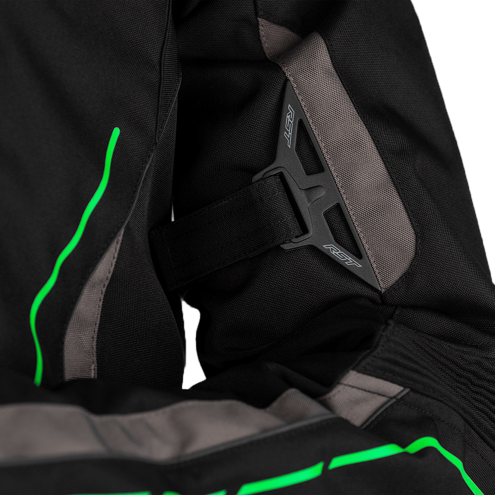 S1 Ce Jacket Blk/Gry/Neon Grn Textile 3xl