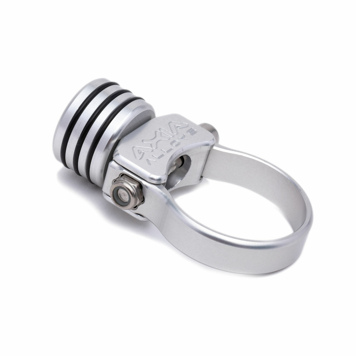 Helmet Air Hose Plug/Mount  Silver