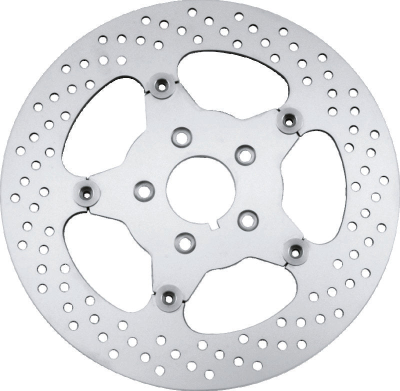 Bikers Choice 84-99 Big Twin &amp; XL 11.5 Inch Front Stainless Mirror Fltg Rotor Replaces H-D 44136-84