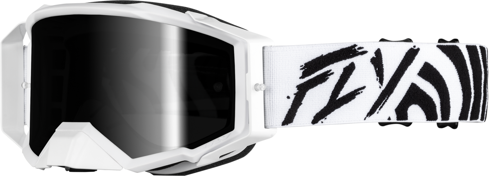 Zone Elite Goggle Black/White W/ Black Mirror/Smoke Lens