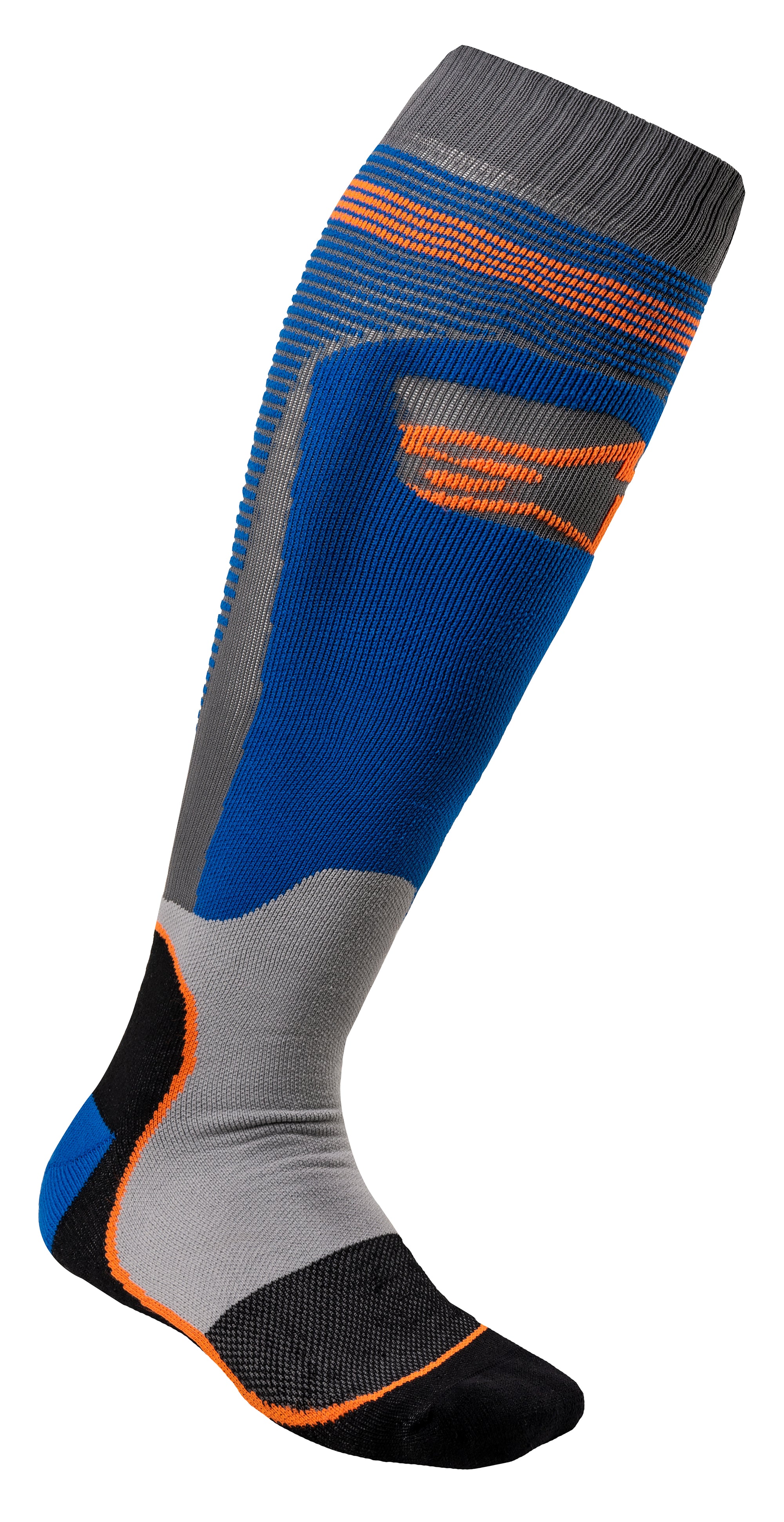 Mx Plus 1 Socks Blue/Orange Small