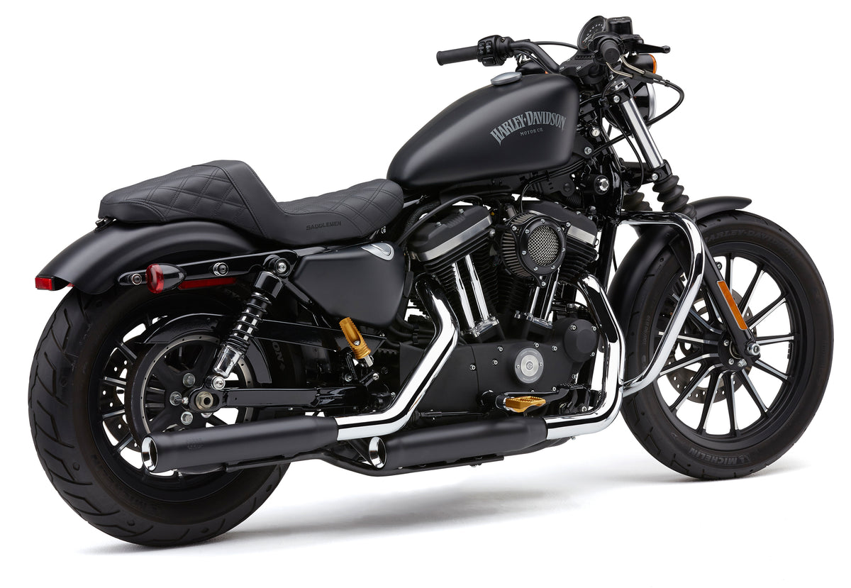 3" Nh Series Slip Ons Black Sportster 04 13