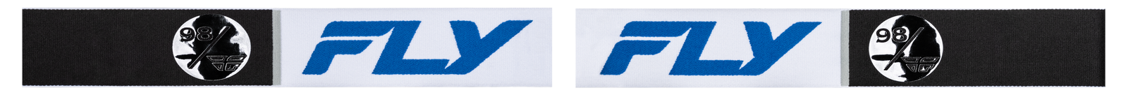 Zone Pro Goggle White/Blue W/ Dark Blue Mirror/Smoke Lens