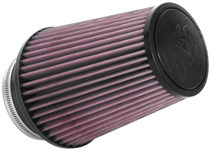 K&amp;N Universal Clamp-On Air Filter 4in FLG / 6in B / 4in T / 7in H