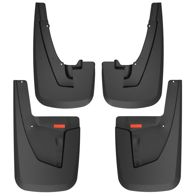 Husky Liners 19-22 RAM 2500/3500 w/o OEM Fender Flares Custom Front &amp; Rear Mud Guard Set - Black