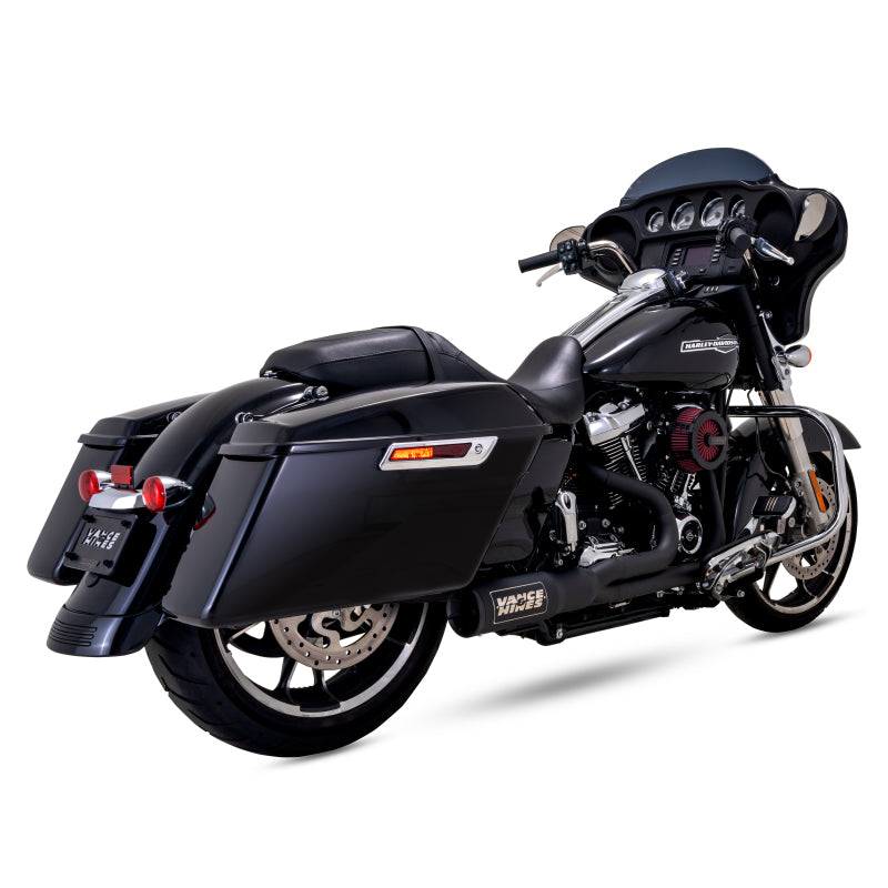 Vance &amp; Hines 17-23 HD Touring 2-1 High Output PCX Exhaust System - Black
