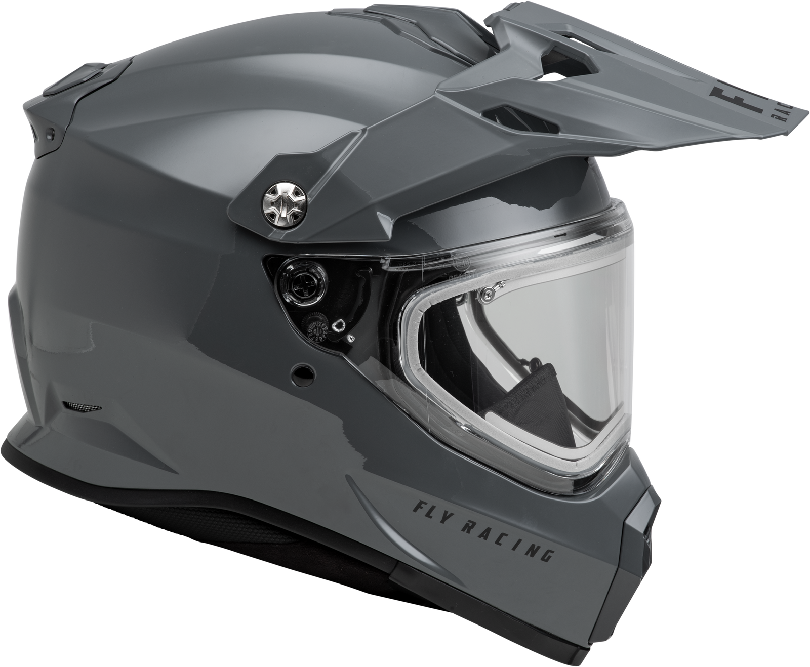 Trekker Cw Solid Helmet Elec Shld Grey Md