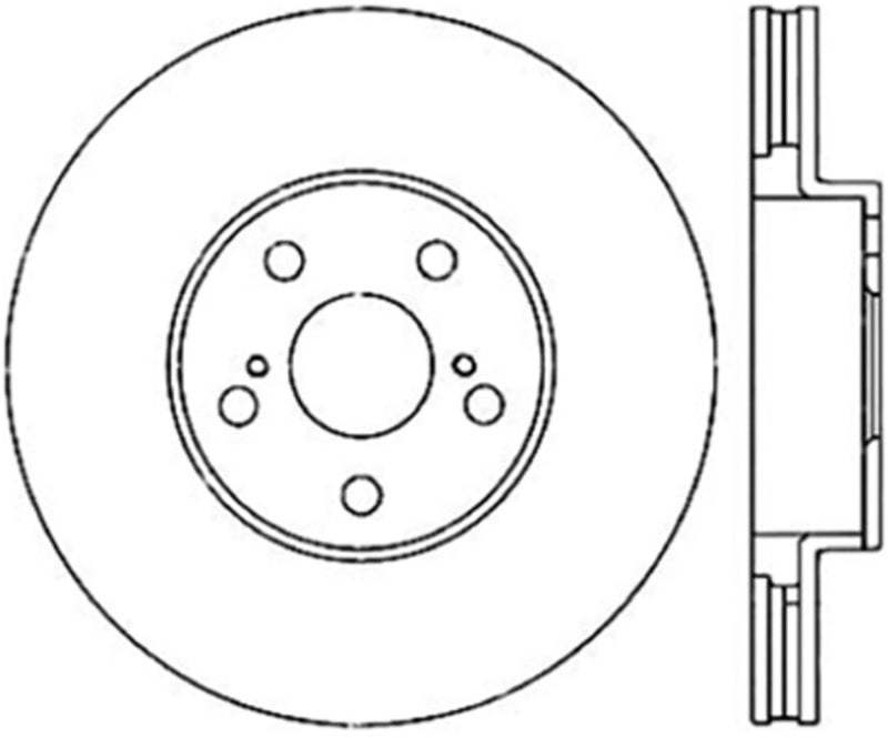 Stoptech 01-05 Toyota Celica GT &amp; GT-S/05-09 Scion tC Front CRYO-STOP Rotor