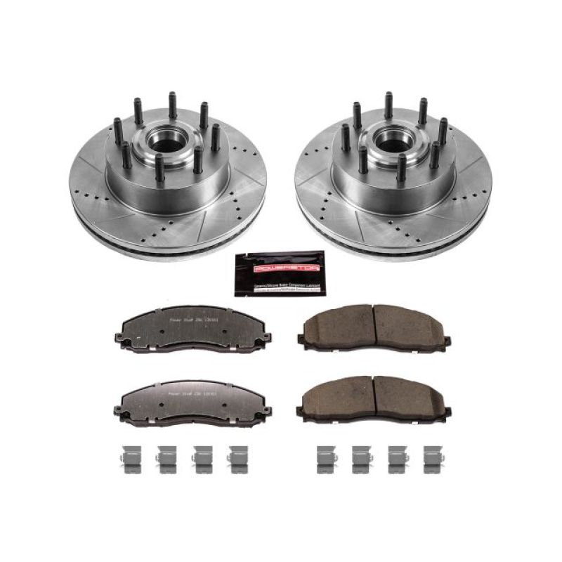 Power Stop 13-22 Ford F-350 Super Duty Front Z36 Truck &amp; Tow Brake Kit