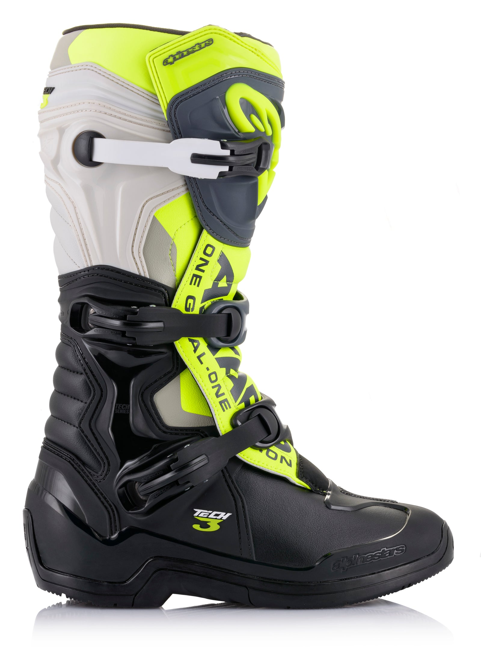 Tech 3 Boots Blk/Cool Grey/Ylw/Fluo Sz 10